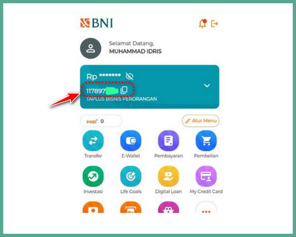 Cara Cek Nomor Rekening lewat BNI Mobile Banking