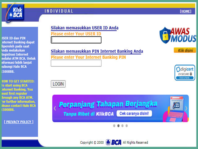 Cara Daftar Internet Banking BCA